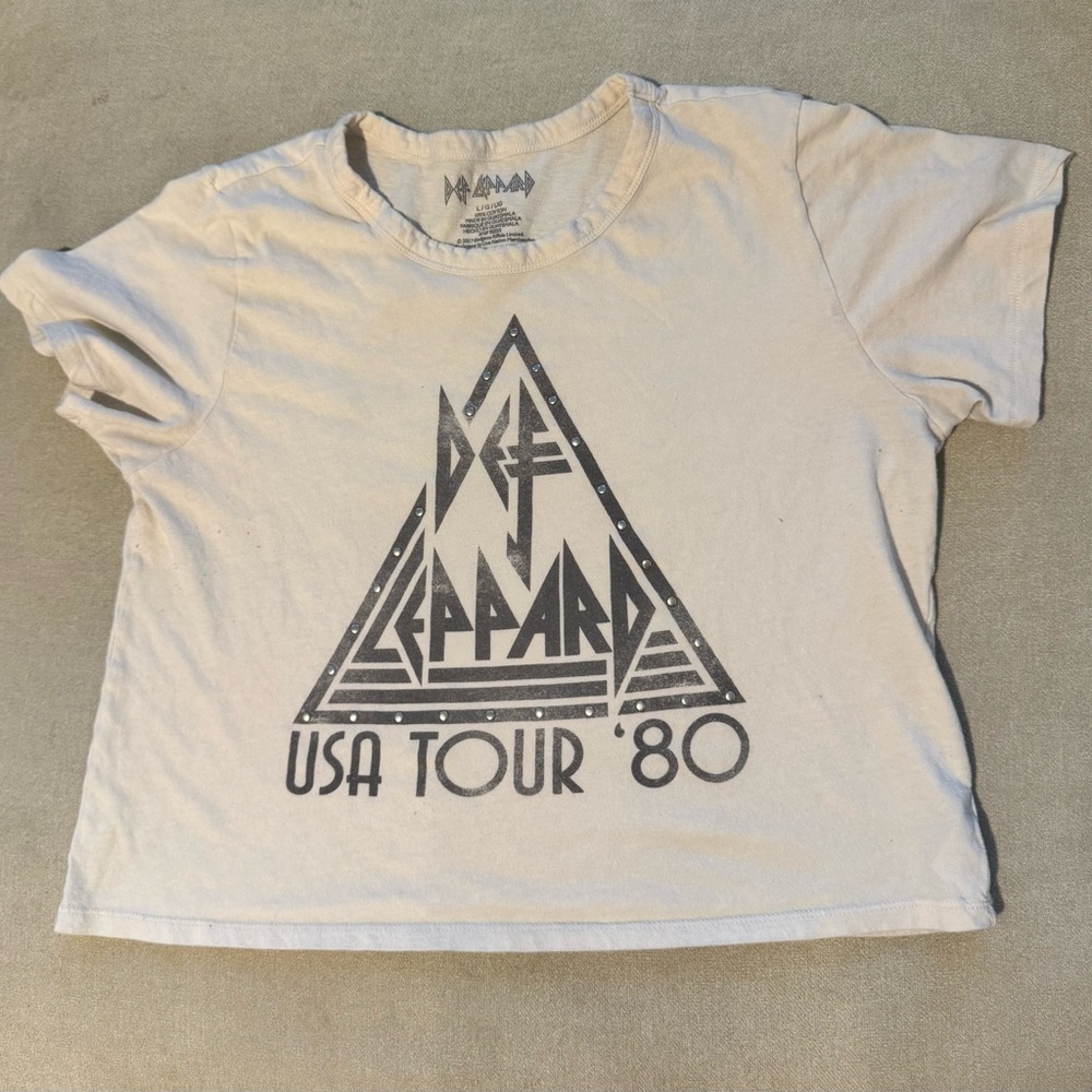 Def Leppard USA Tour '80 Graphic Tee